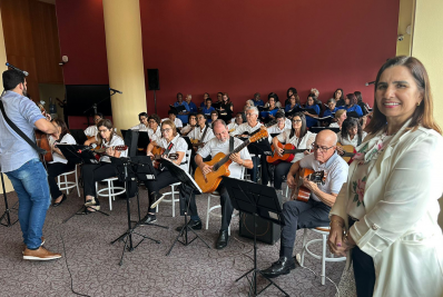 Orquestra da Terceira Idade é destaque na comemoração pelo Dia do Idoso