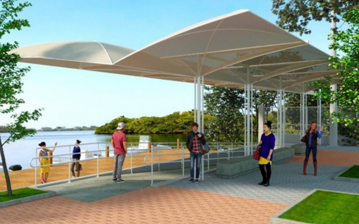 Projeto de estação para transporte aquaviário nas lagoas da Barra e Jacarepaguá