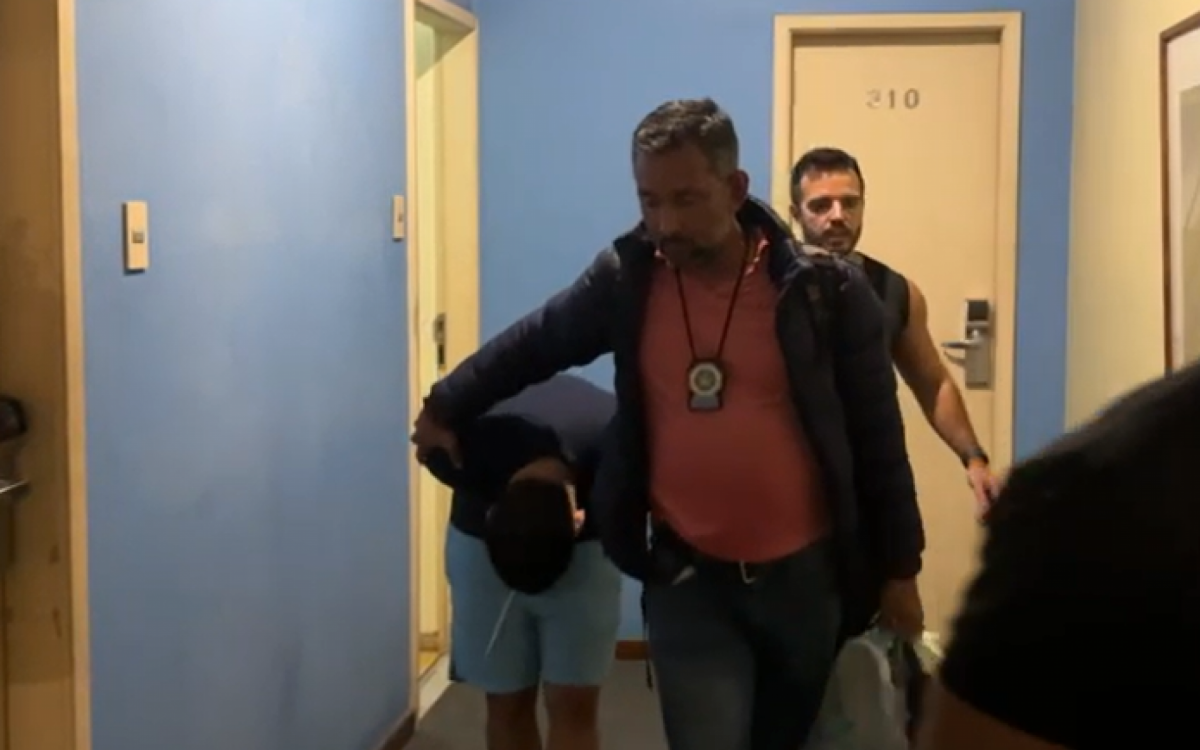 Trio foi localizado em um hotel na Lapa