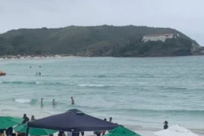 Turista morre afogado na Praia do Forte, em Cabo Frio