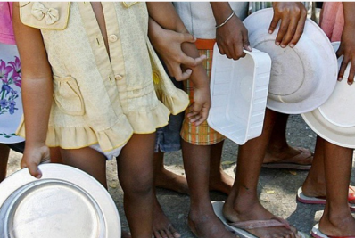Pesquisa revela que 75% das famílias com crianças vivem insegurança alimentar no Alemão