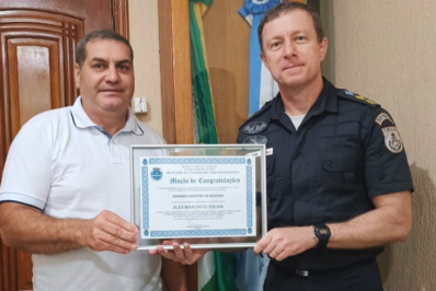 Comando do 30° BPM é homenageado pela Câmara de São José