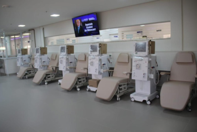 Centro de Hemodiálise tem capacidade para atender 32 pacientes ao mesmo tempo