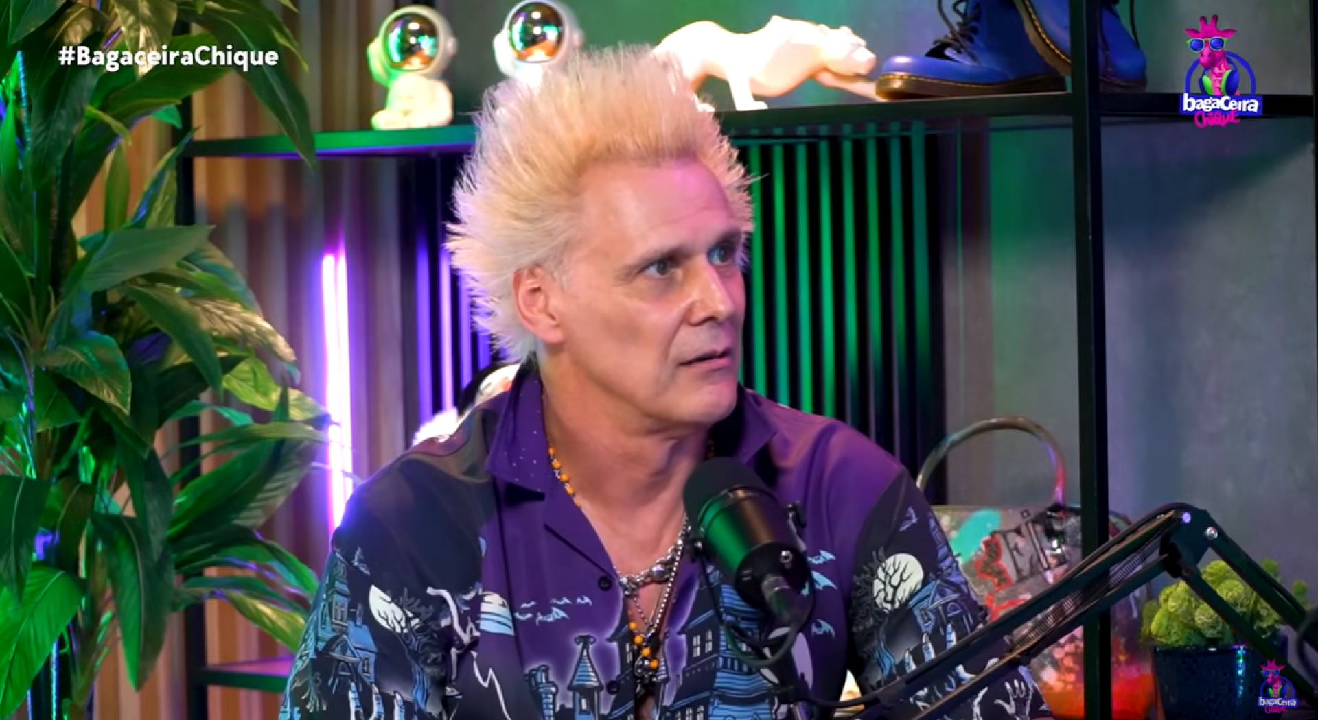 Supla durante o podcast 'Bagaceira Chique' - Reprodução / YouTube