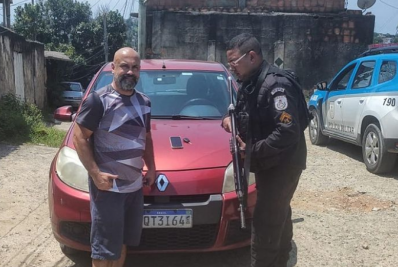 PM resgata motorista de aplicativo sequestrado por criminosos em Belford Roxo