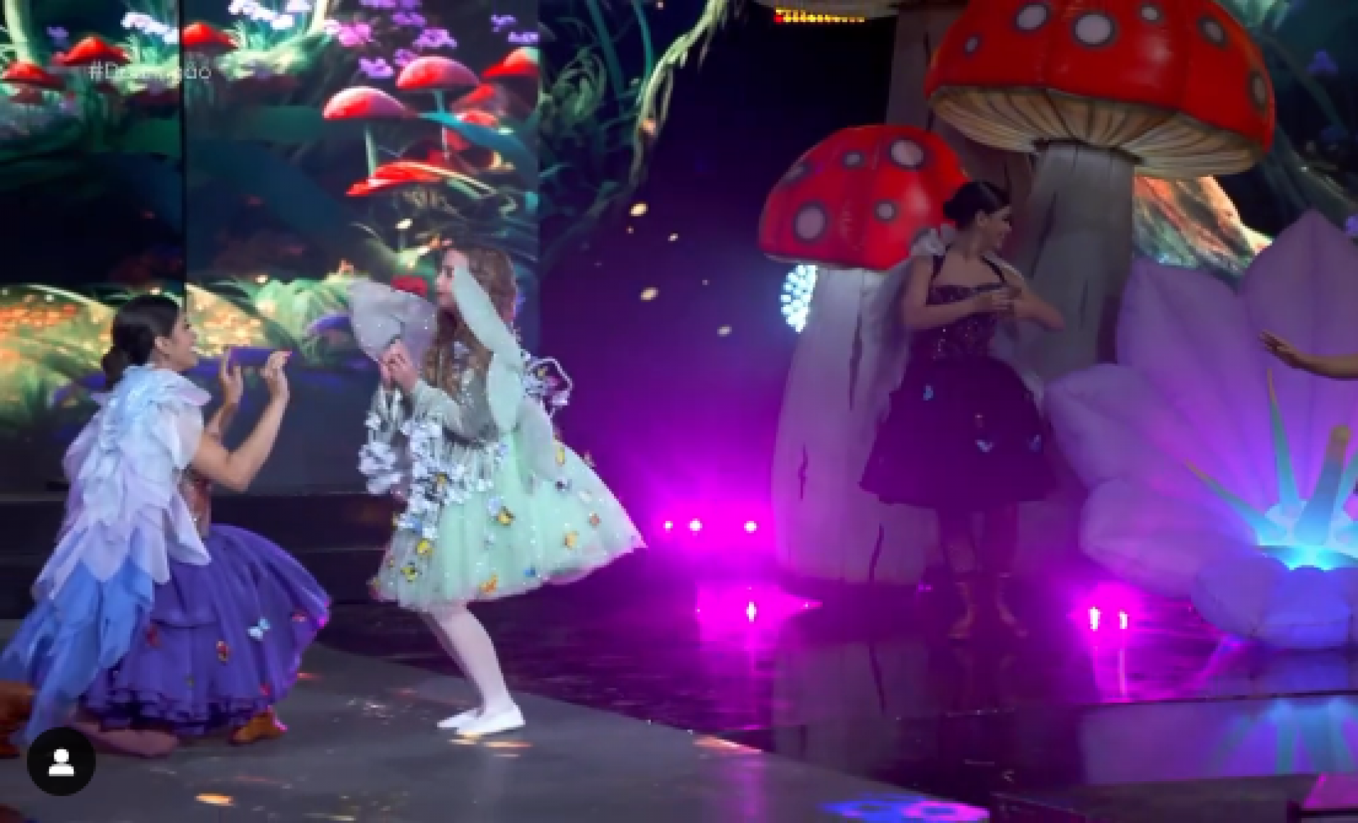 Eva Huck deixa fãs encantados com apresentação no 'Domingão do Huck' - Reprodução/Instagram