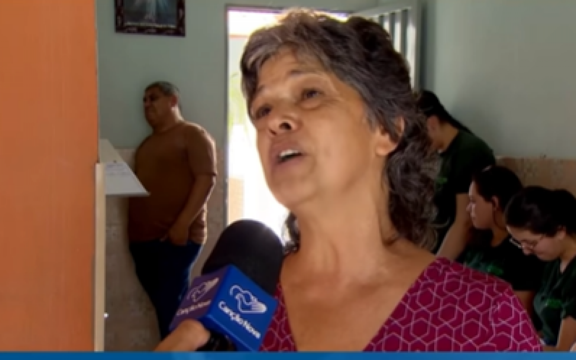 Flávia Santos, mãe de Elaine Santos - Reprodução