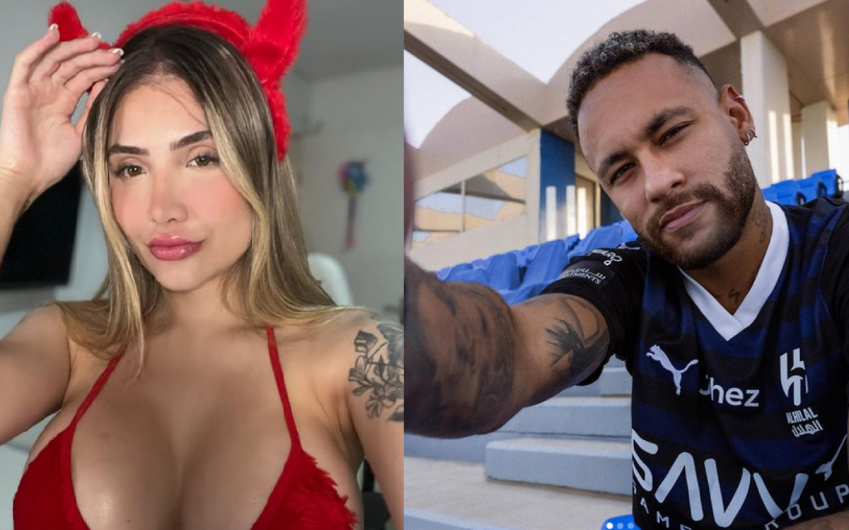 Neymar pede 'nudes' a criadora de conteúdo que se recusa e manda jogador pagar - Foto: Reprodução