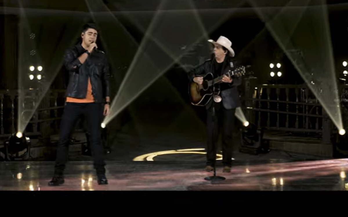 Enrico canta com o pai Chitãozinho - Reprodução/Instagram