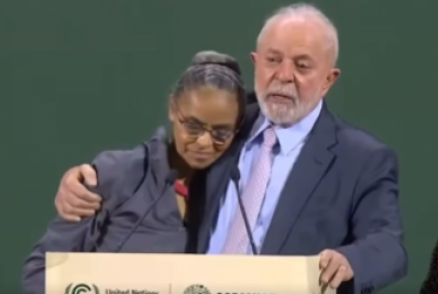 Vídeo: Lula se emociona e quebra protocolo na COP-28 para Marina Silva falar sobre florestas