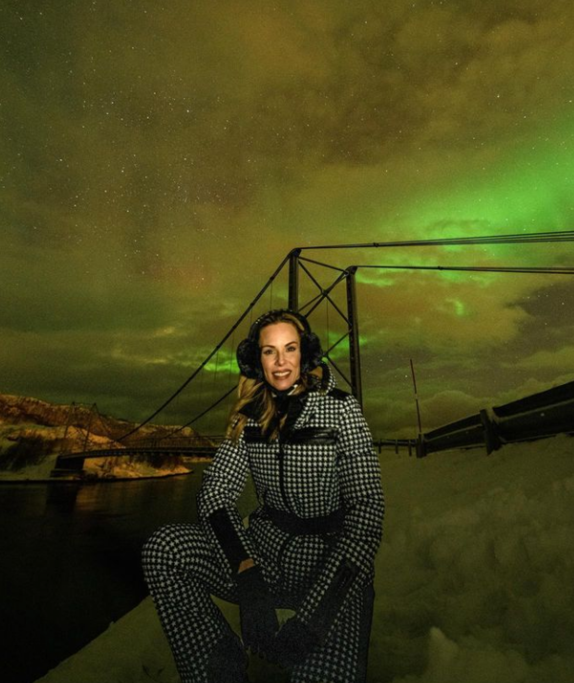 Ana Furtado realiza sonho de ver aurora boreal pessoalmente, na Noruega - Reprodução / Instagram