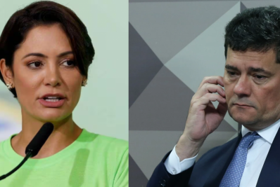 Moro é alvo de críticas de Michelle Bolsonaro após ficar em silêncio sobre sabatina de Dino
