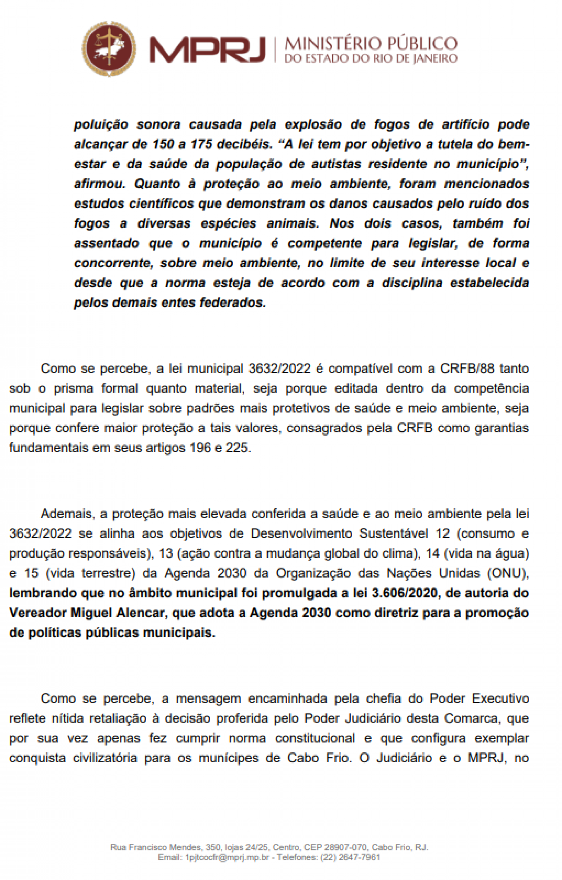 Remcomendação MPRJ - MPRJ