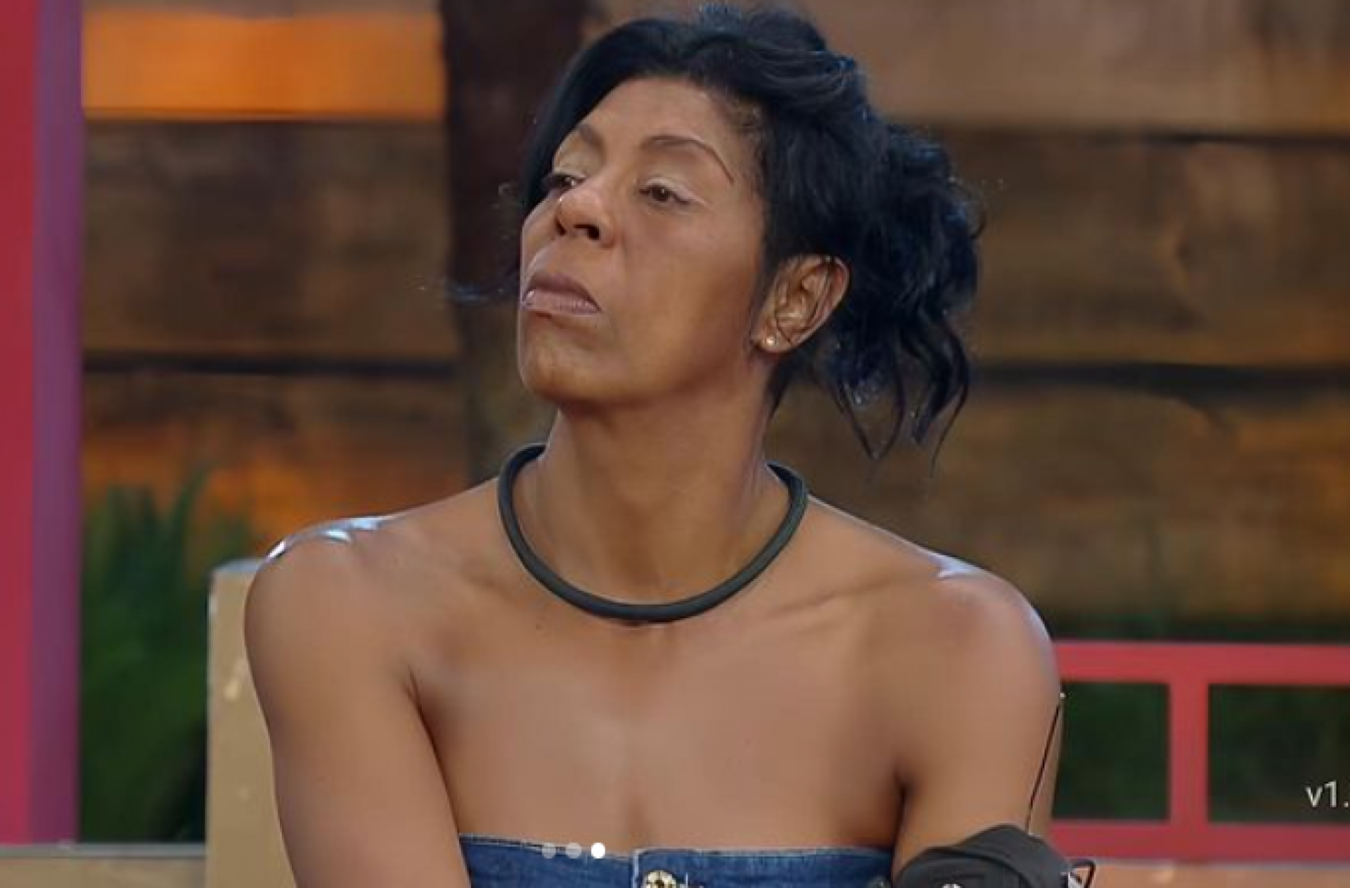 A ex-jogadora de vôlei Márcia Fu durante 'A Fazenda 15' - Reprodução / Instagram