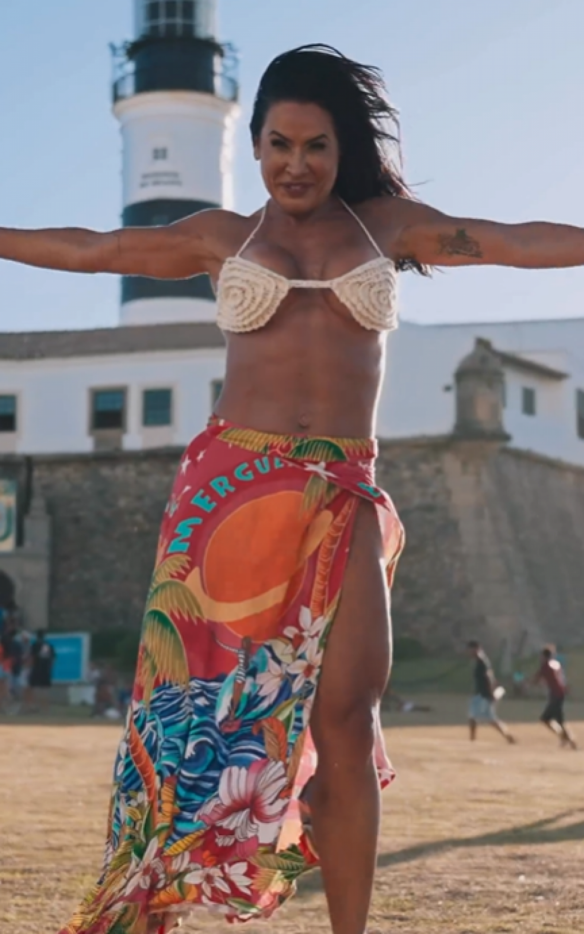 Scheila Carvalho recria coreografia do Tchan na Bahia - Reprodução/Instagram