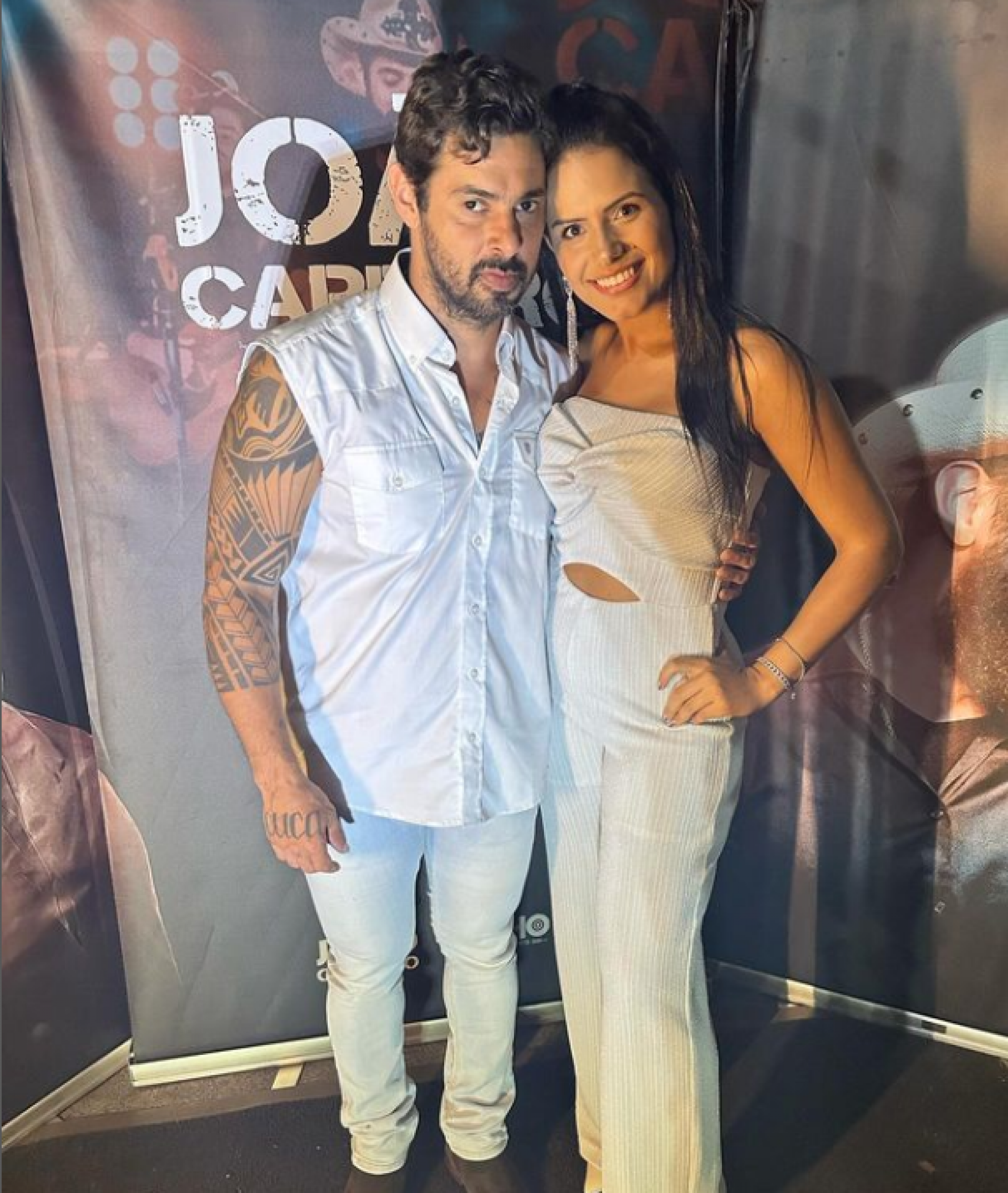 Francine Caroline e o marido, João Carreiro, morto na última quarta-feira - Reprodução / Instagram