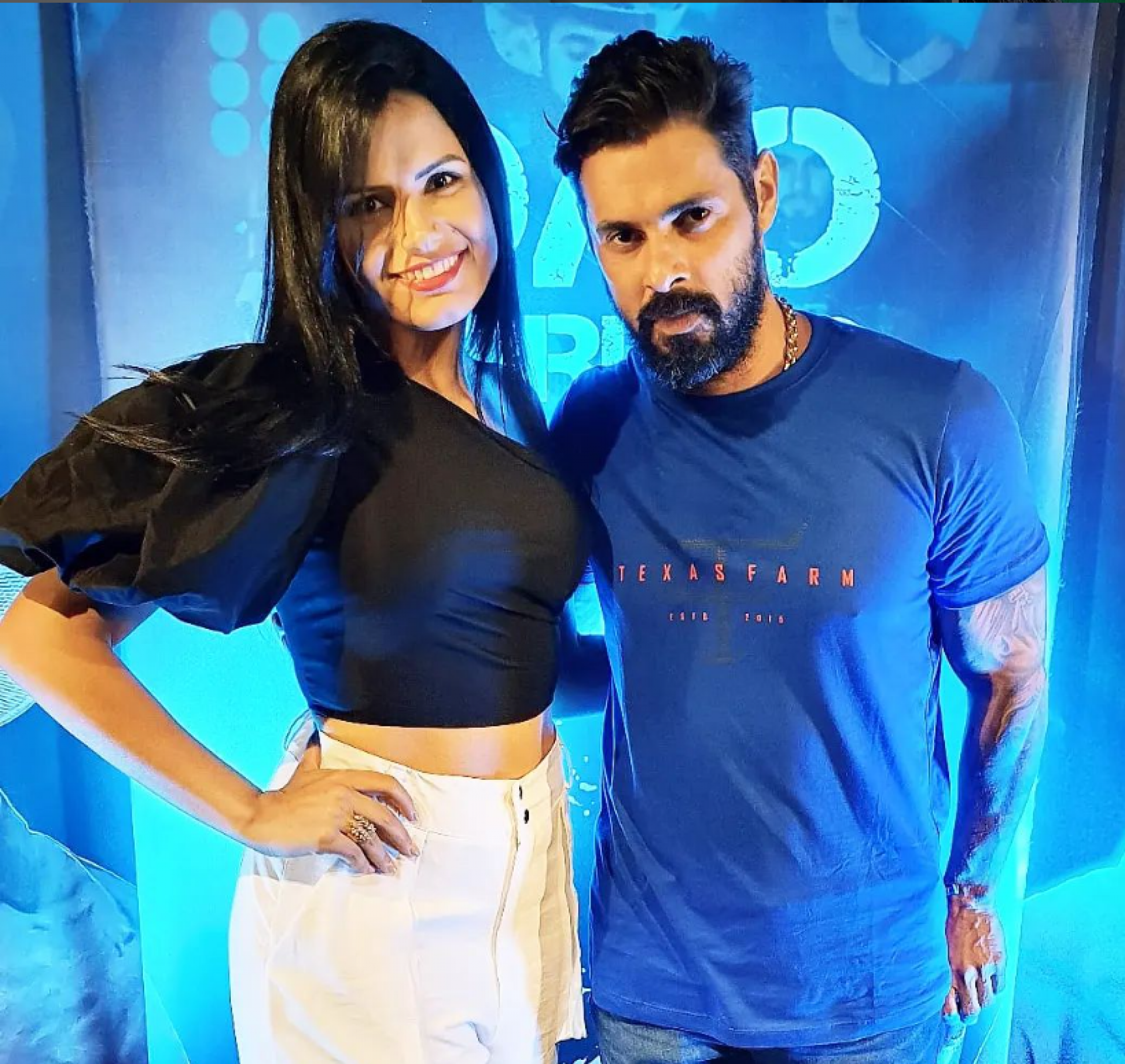 Francine Caroline e o marido, João Carreiro, morto na última quarta-feira - Reprodução / Instagram