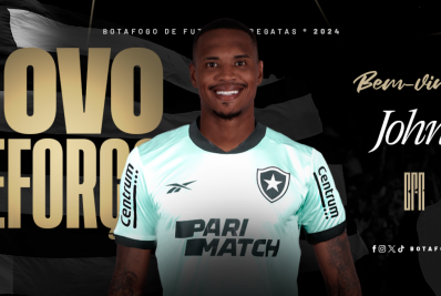 Reforço do Botafogo, John desembarca no Rio: 'Chego aqui com muita vontade de vencer'