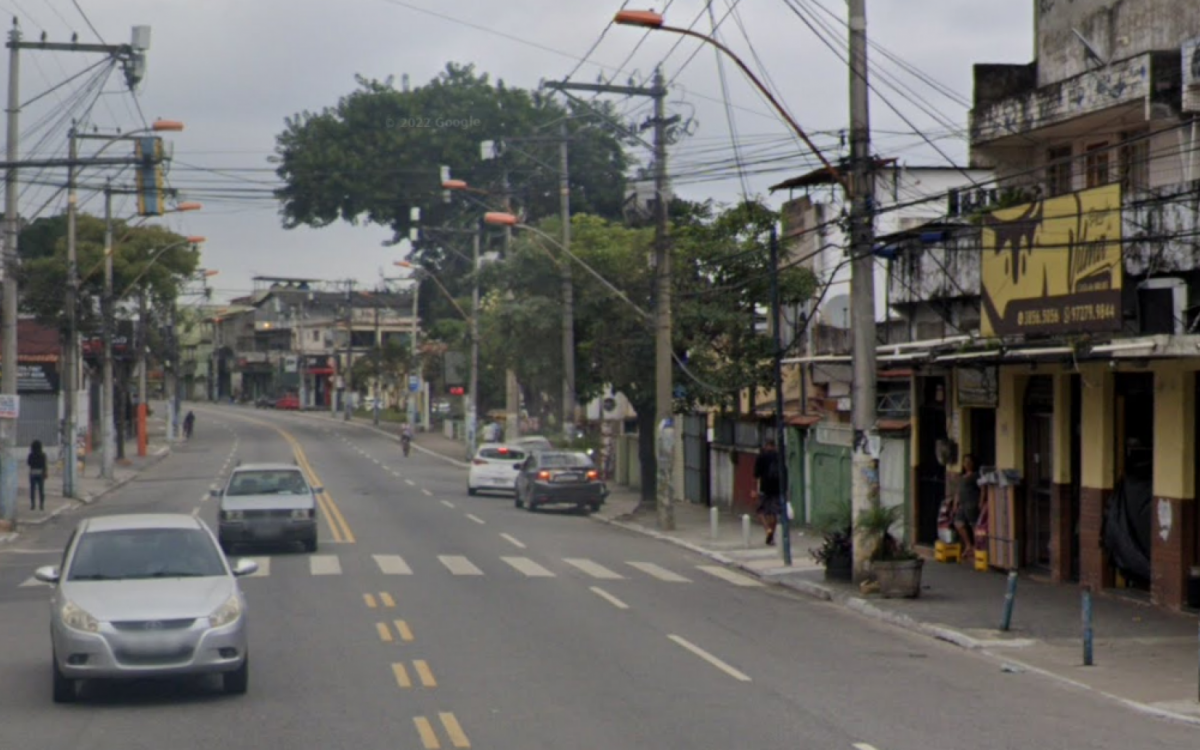 Rua Francisco Portela, onde o policial militar foi baleado
