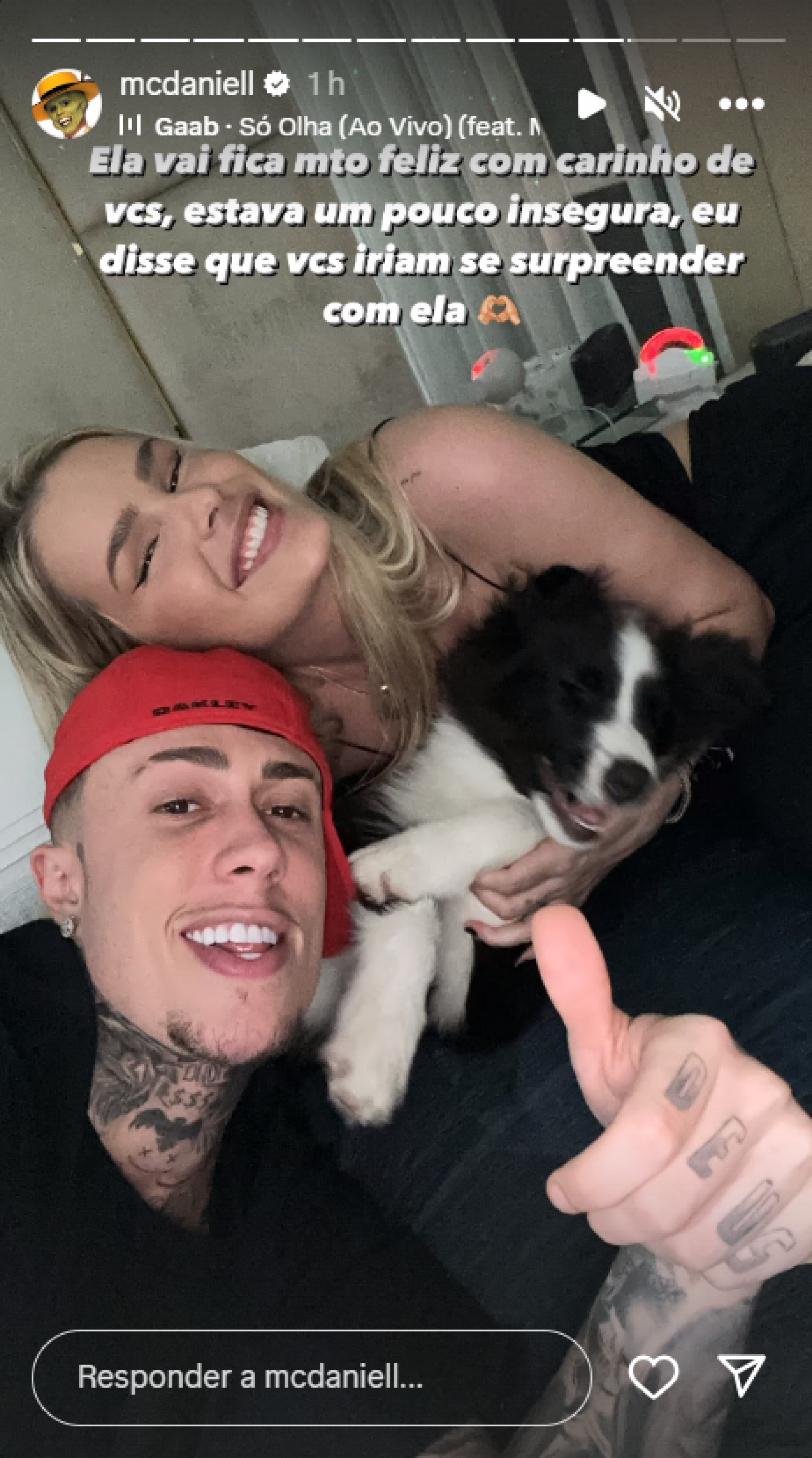 MC Daniel sai em defesa de Yasmin Brunet - Reprodução / Instagram