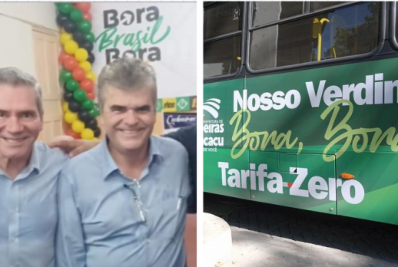 Cachoeiras de Macacu estaria usando slogan do partido do Prefeito nos ônibus gratuitos