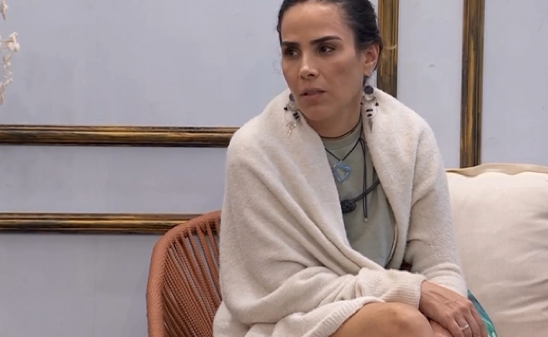 Wanessa pretende recusar convite do Davi pro VIP do BBB 24 - Reprodução/Globo