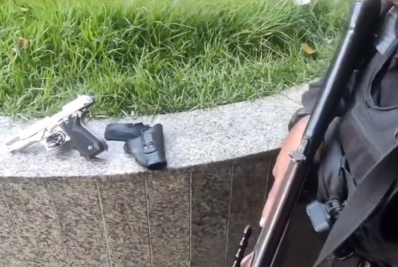 PM socorre suspeito armado ferido por tiros no Wona em Belford Roxo