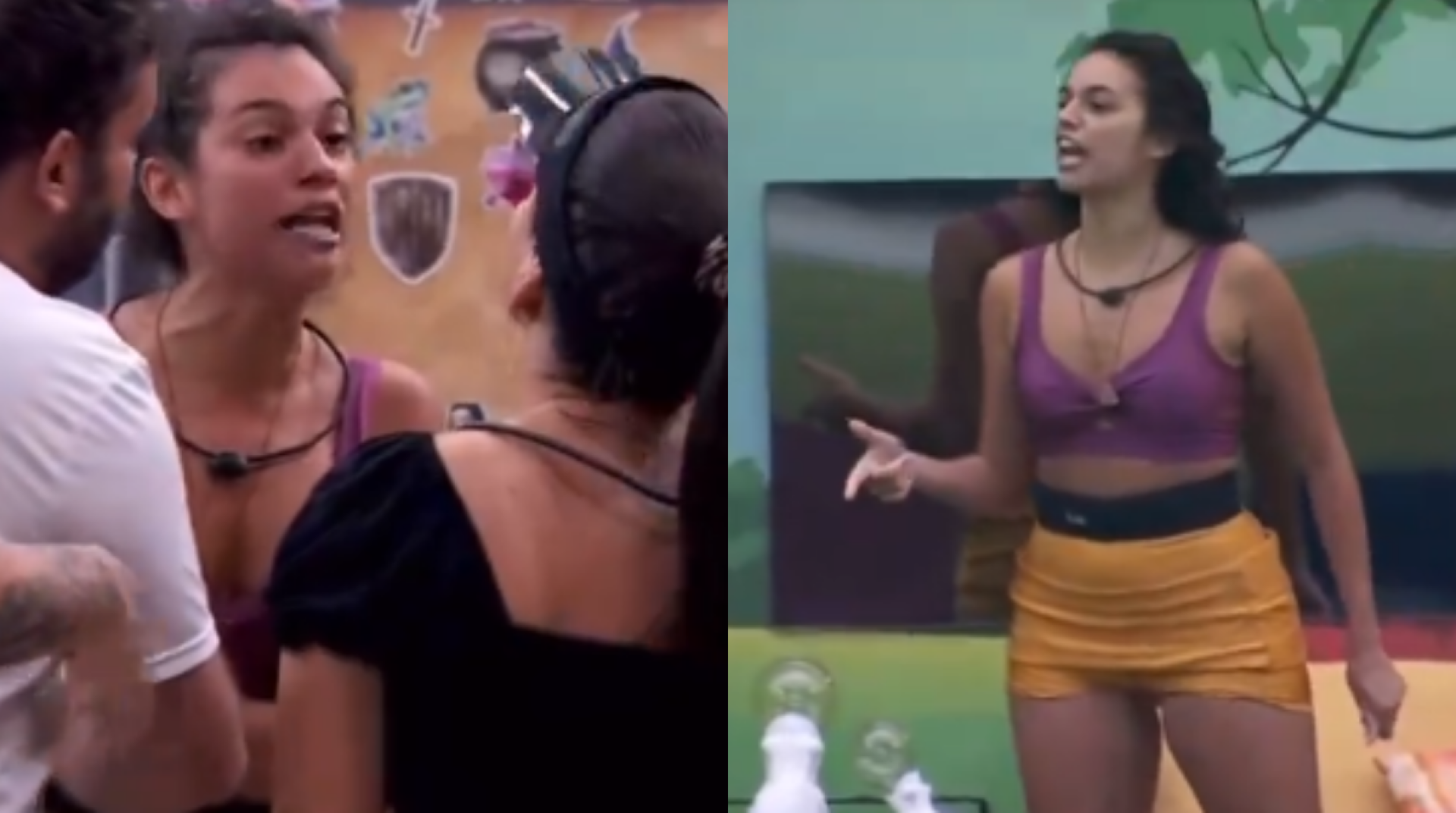 Fernanda e Alane discutem na academia - Reprodução