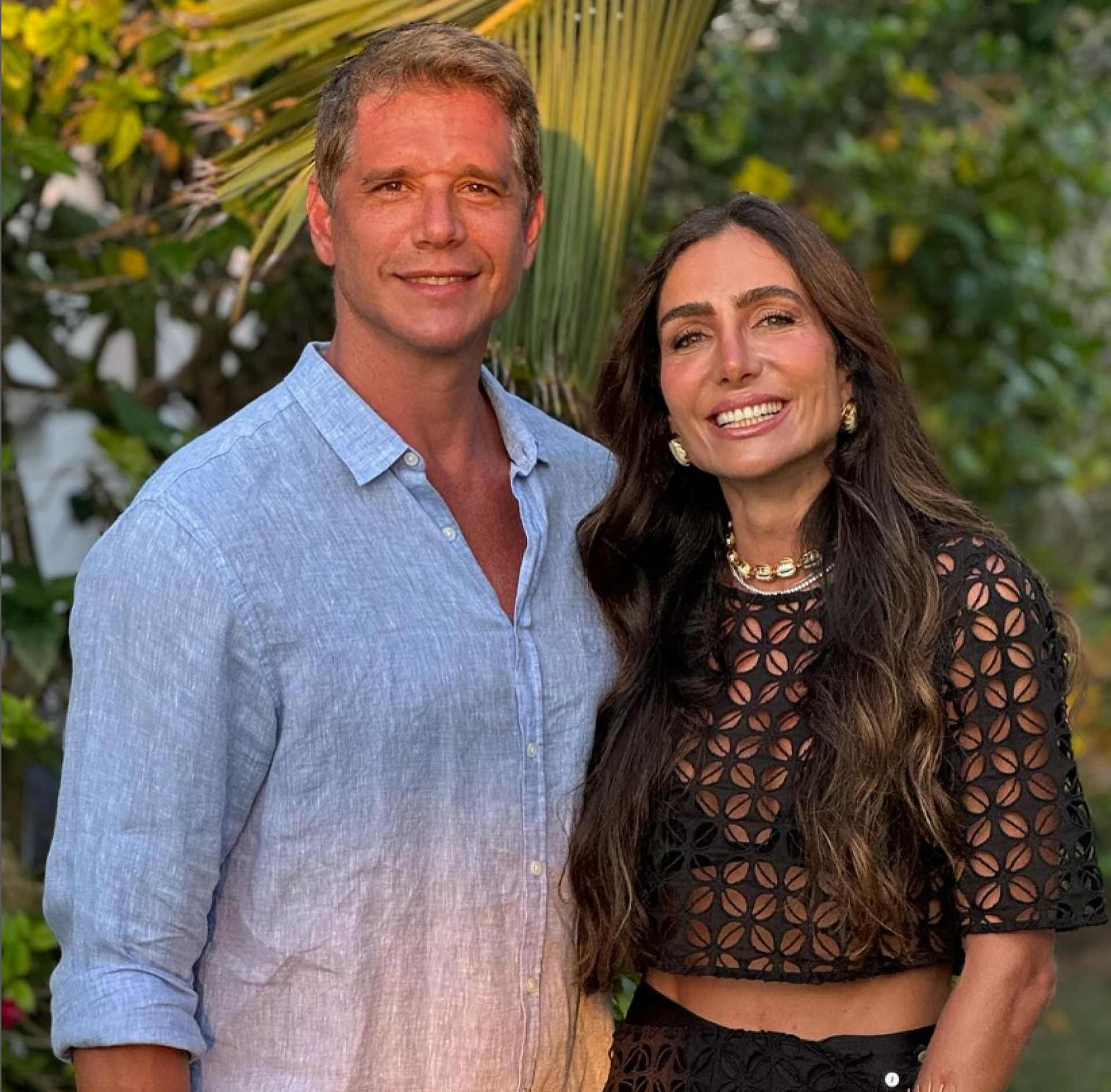 Marcio Garcia e a mulher, Andréa - Reprodução / Instagram