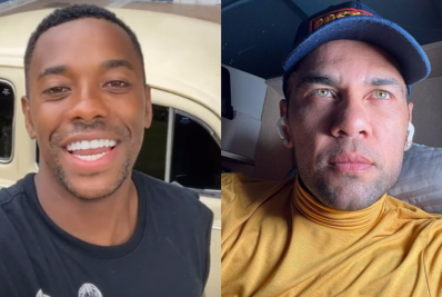 Condenado por estupro, Robinho deixa mensagem fofa para Daniel Alves