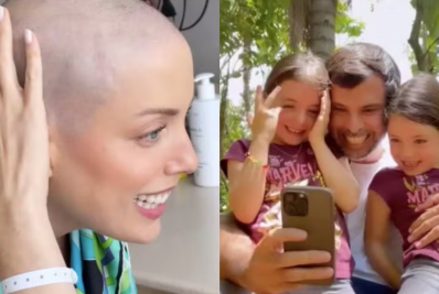Fabiana Justus emociona fãs com reação das filhas ao vê-la sem cabelo
