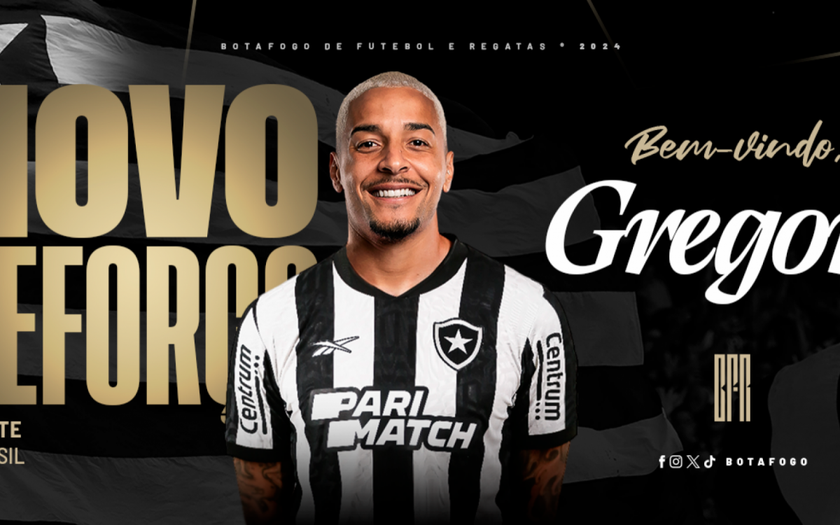 Gregore, volante ex-Inter Miami (EUA), é o novo reforço do Botafogo - Divulgação/Botafogo