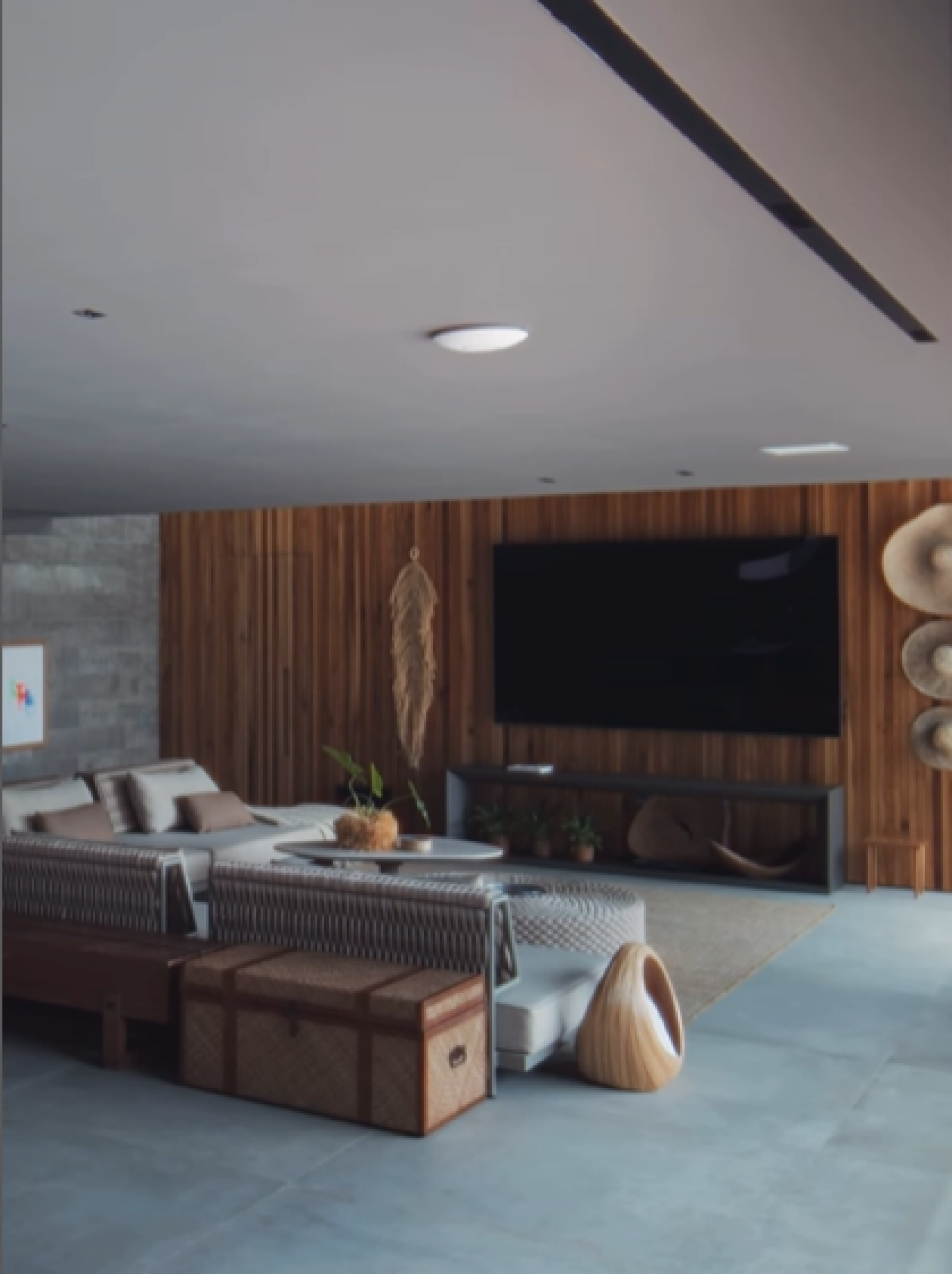 Detalhes da mansão de Paolla Oliveira e Diogo Nogueira - Reprodução/Instagram Casa Vogue