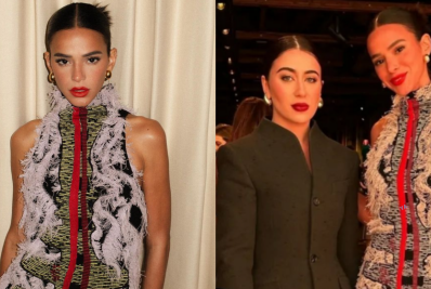 Após detonar Bruna Marquezine na web, influencer tieta famosa em evento
