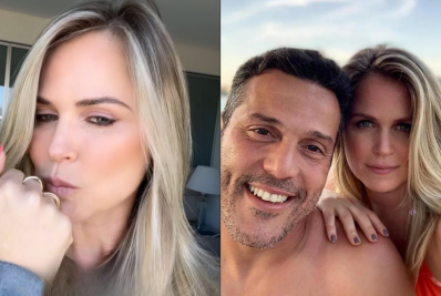 Após beijar aliança, Susana Werner reforça boatos de volta com Julio Cesar