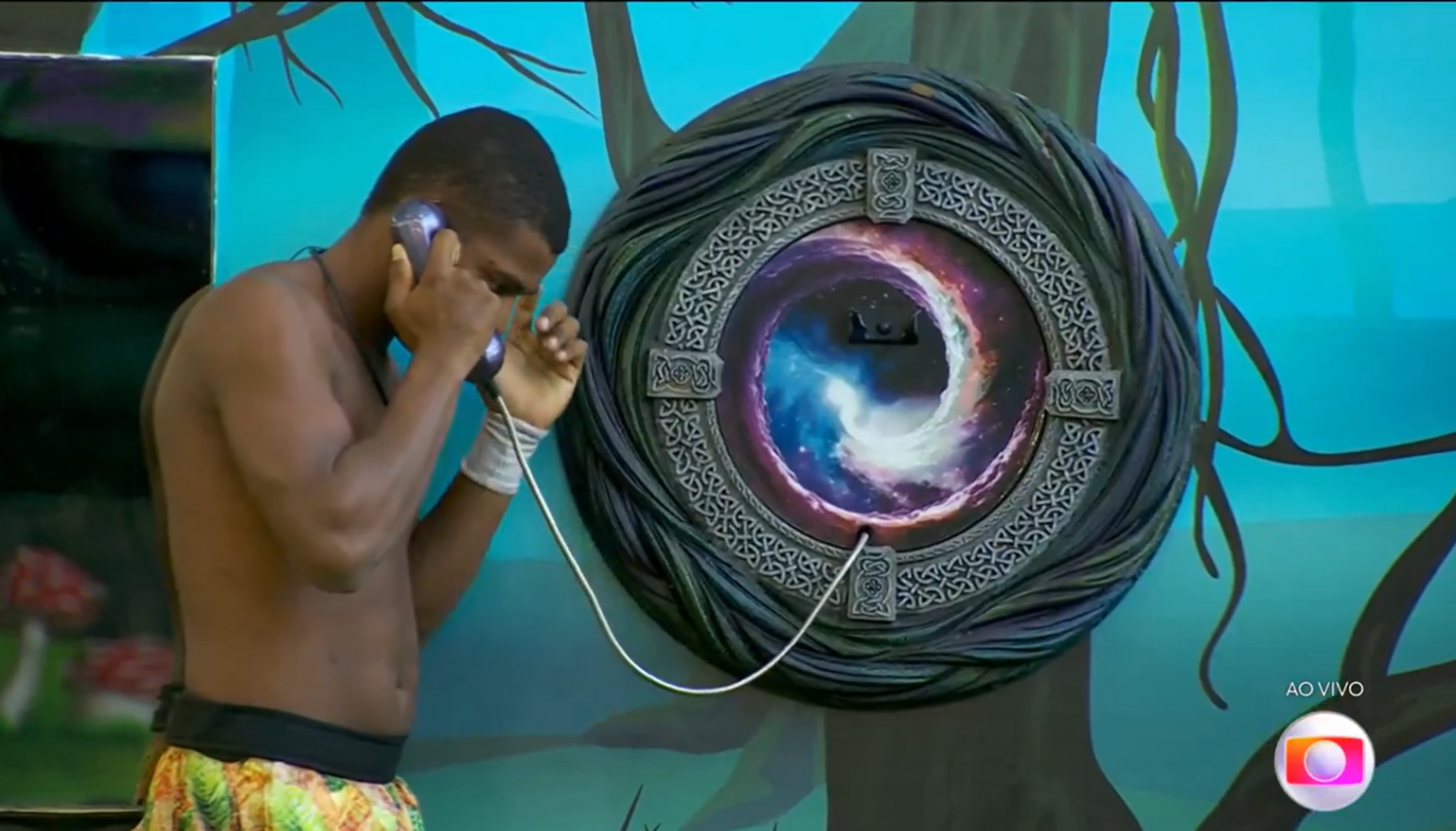 Davi atende Big Fone e vai direto para o Paredão - Reprodução / Twitter