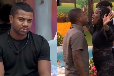 Após Leidy jogar roupas de Davi na piscina, a namorada dele lamenta