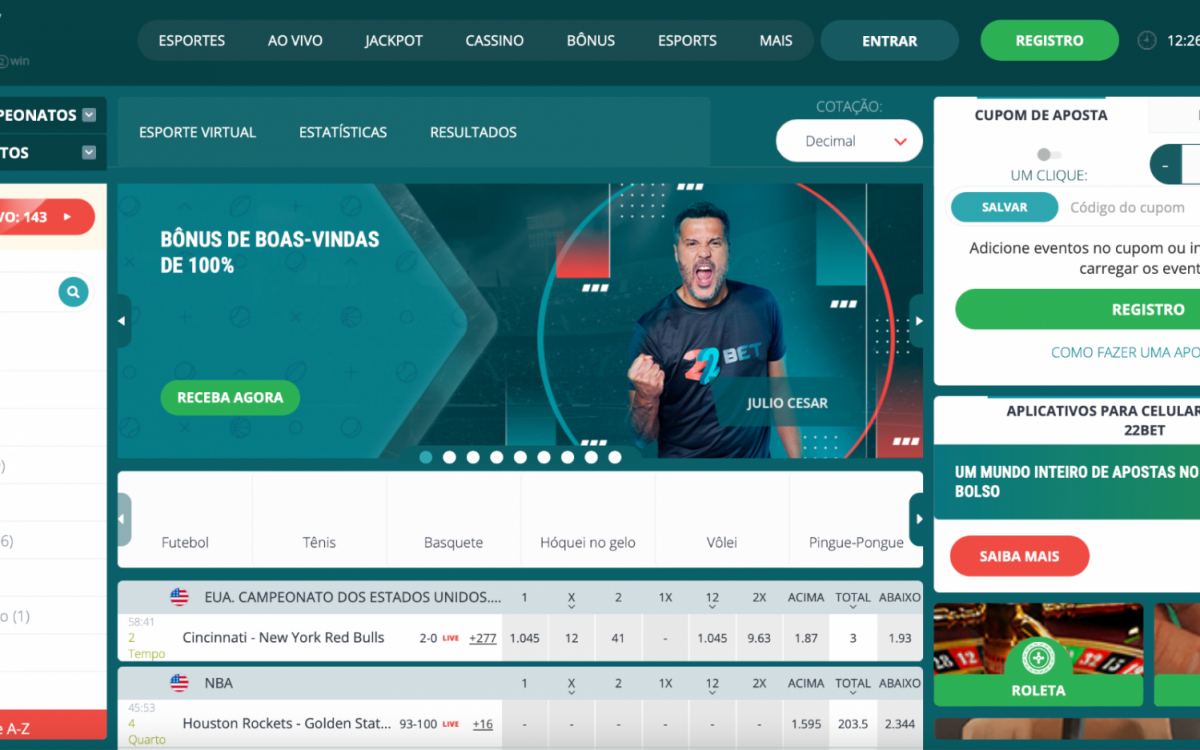 22Bet: Site de Apostas Com Maior Diversidade de Esportes