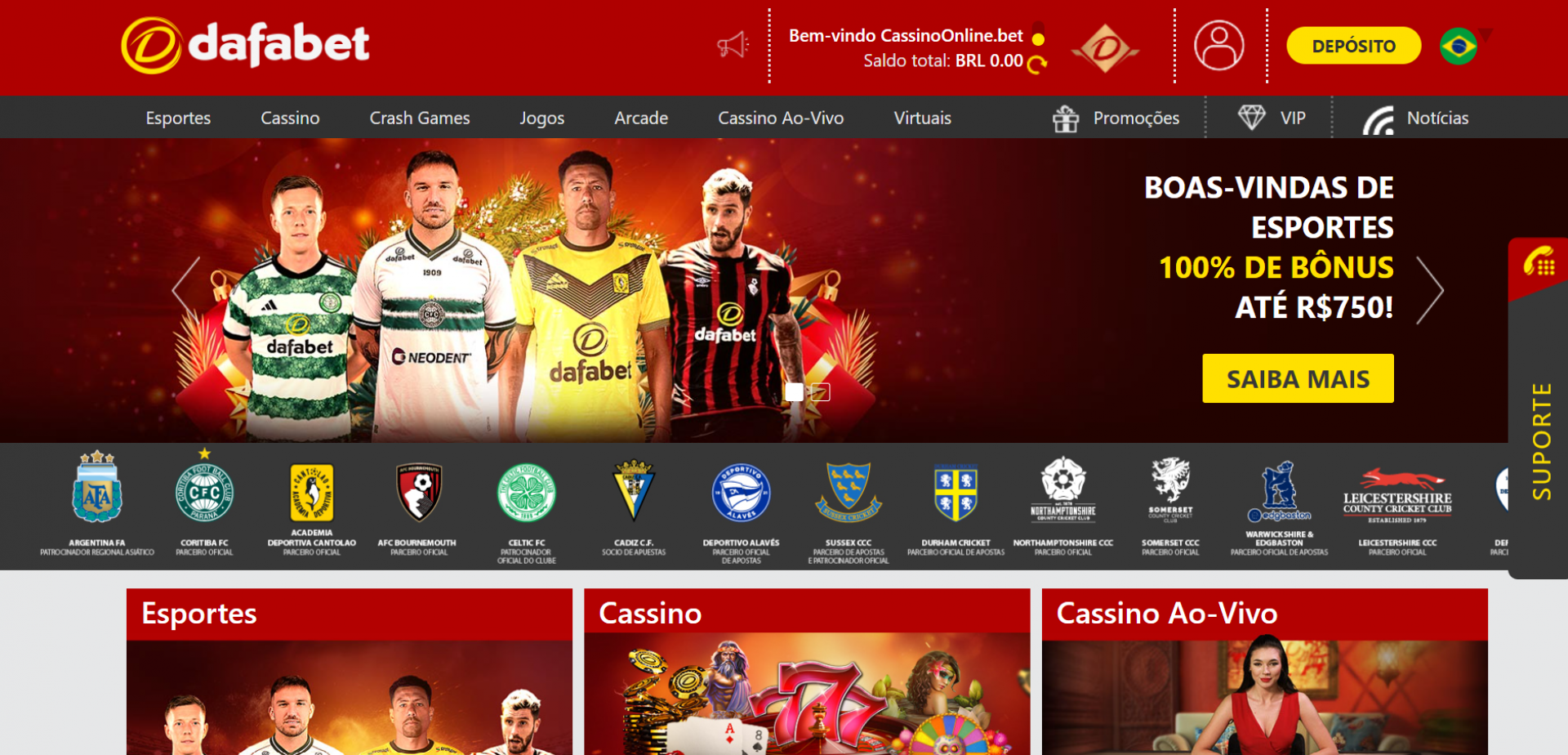 Dafabet: Site de Apostas com Oferta Completa de eSports (+14) - Divulga&ccedil;&atilde;o