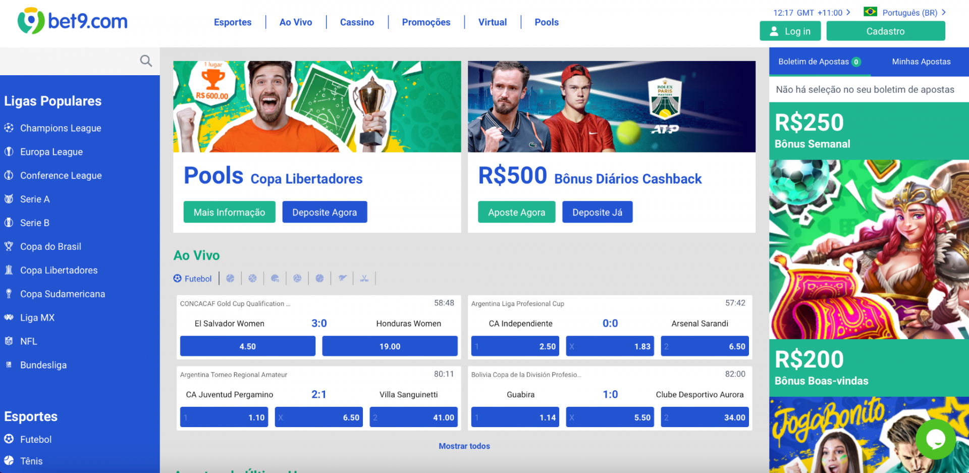 Bet9: Melhor B&ocirc;nus de Apostas M&uacute;ltiplas Sem Risco - Divulga&ccedil;&atilde;o