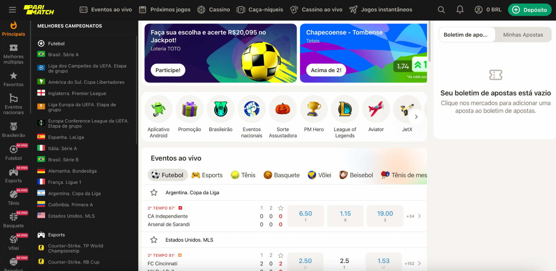 PariMatch: Melhor Site de Apostas Para M&uacute;ltiplas - Divulga&ccedil;&atilde;o