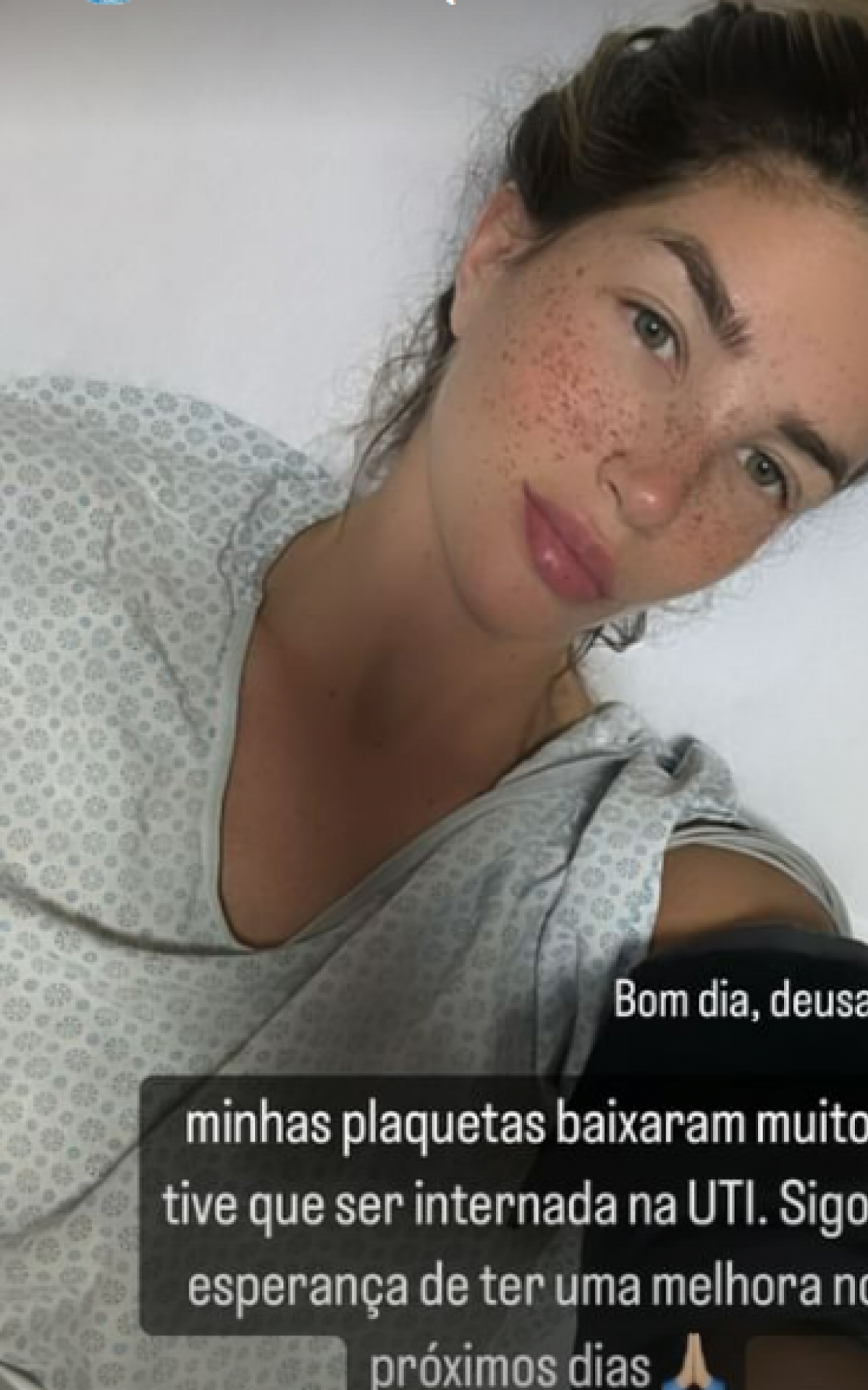 Aline Gotschalg está internada com dengue - Reprodução/Instagram