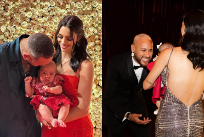 Bruna Biancardi e Mavie, filha de Neymar, viajam para Arábia Saudita