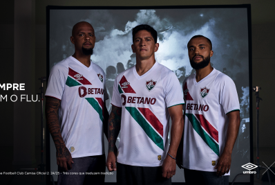 Fluminense lança nova camisa branca com tradicional faixa diagonal