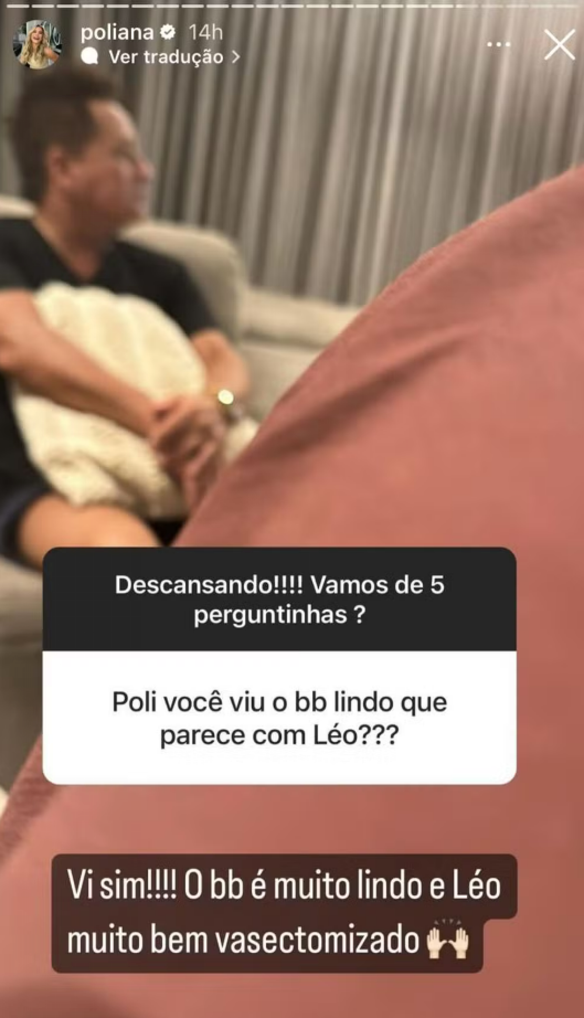 Poliana Rocha fala sobre bebê parecido com Leonardo e revela segredo
- Foto: Reprodução