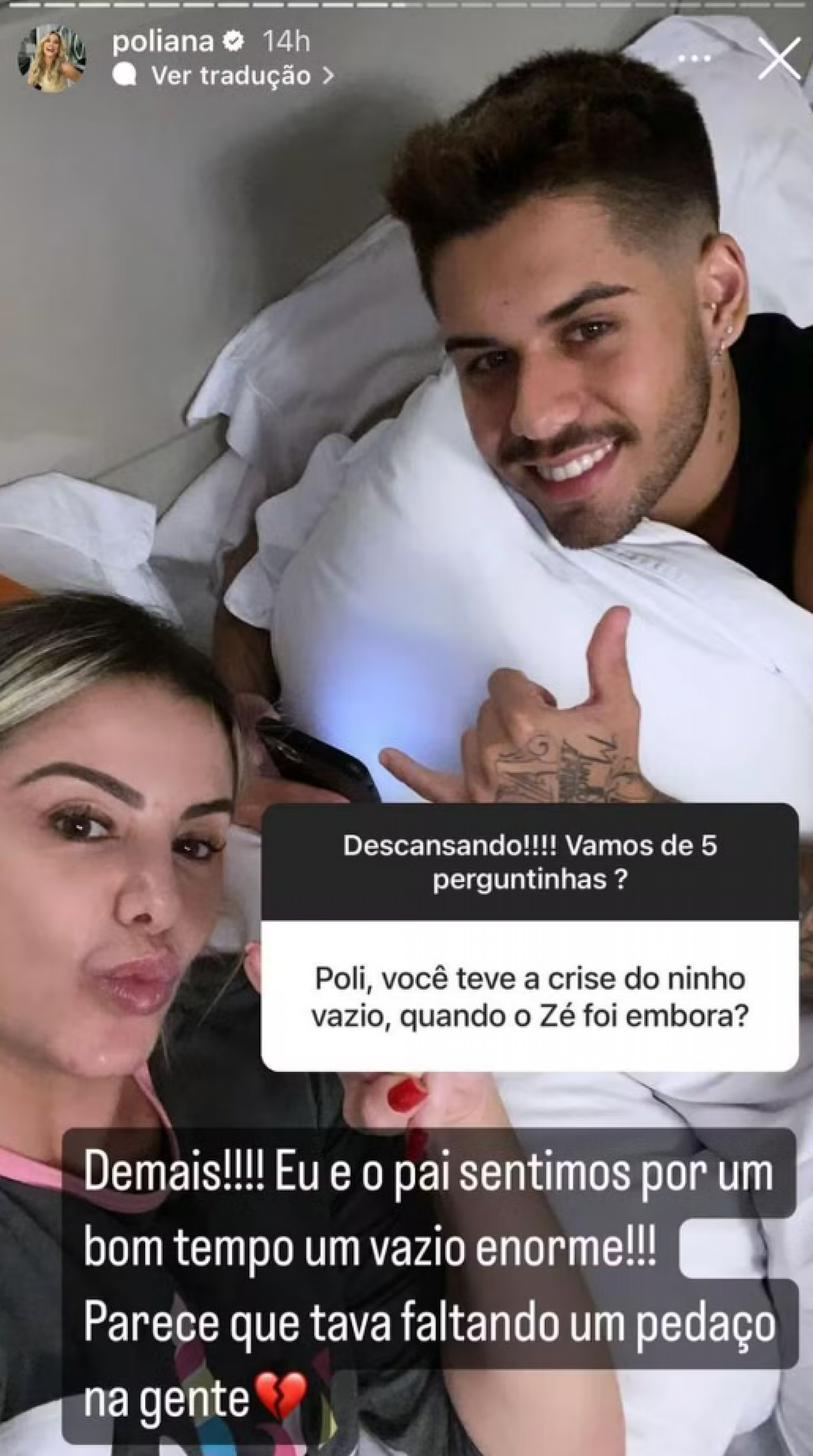 Poliana Rocha fala sobre bebê parecido com Leonardo e revela segredo
- Foto: Reprodução