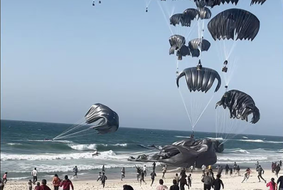 Hamas pede suspensão do envio de ajuda a Gaza em paraquedas após incidentes fatais