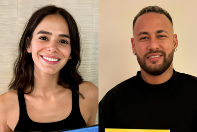 Bruna Marquezine e Neymar visitam galeria e web especula encontro
