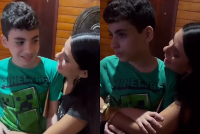 Fernanda reencontra filho após eliminação do BBB 24 e encanta web