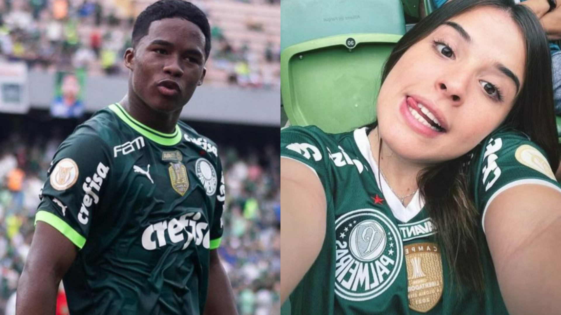 Fila anda para ex de Endrick e jovem namora outra aposta do Palmeiras - Foto: Reprodução